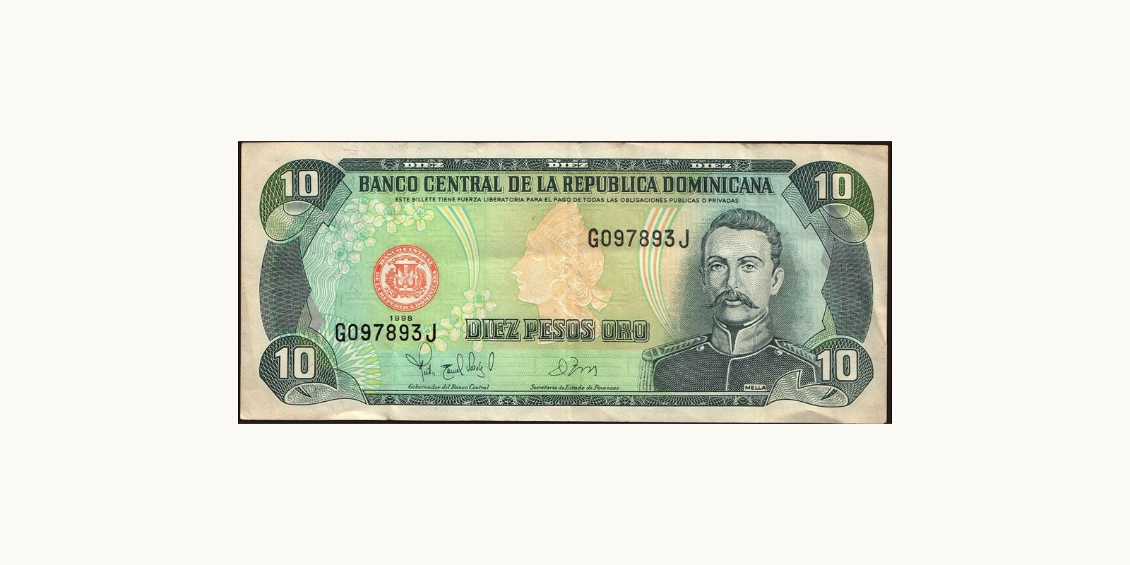 10 pesos 1998