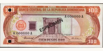100 pesos 1980
