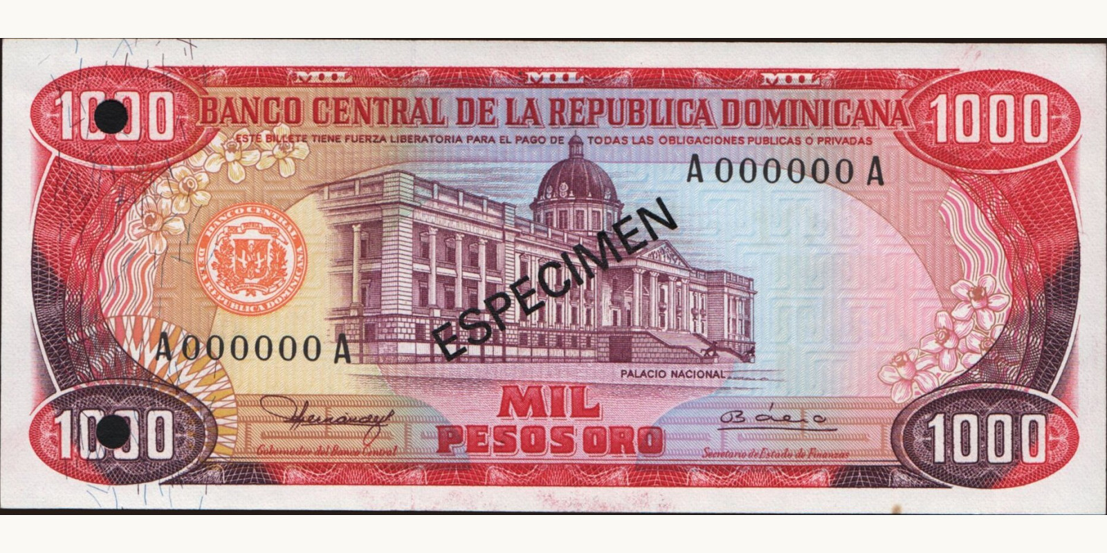 1000 pesos 1980