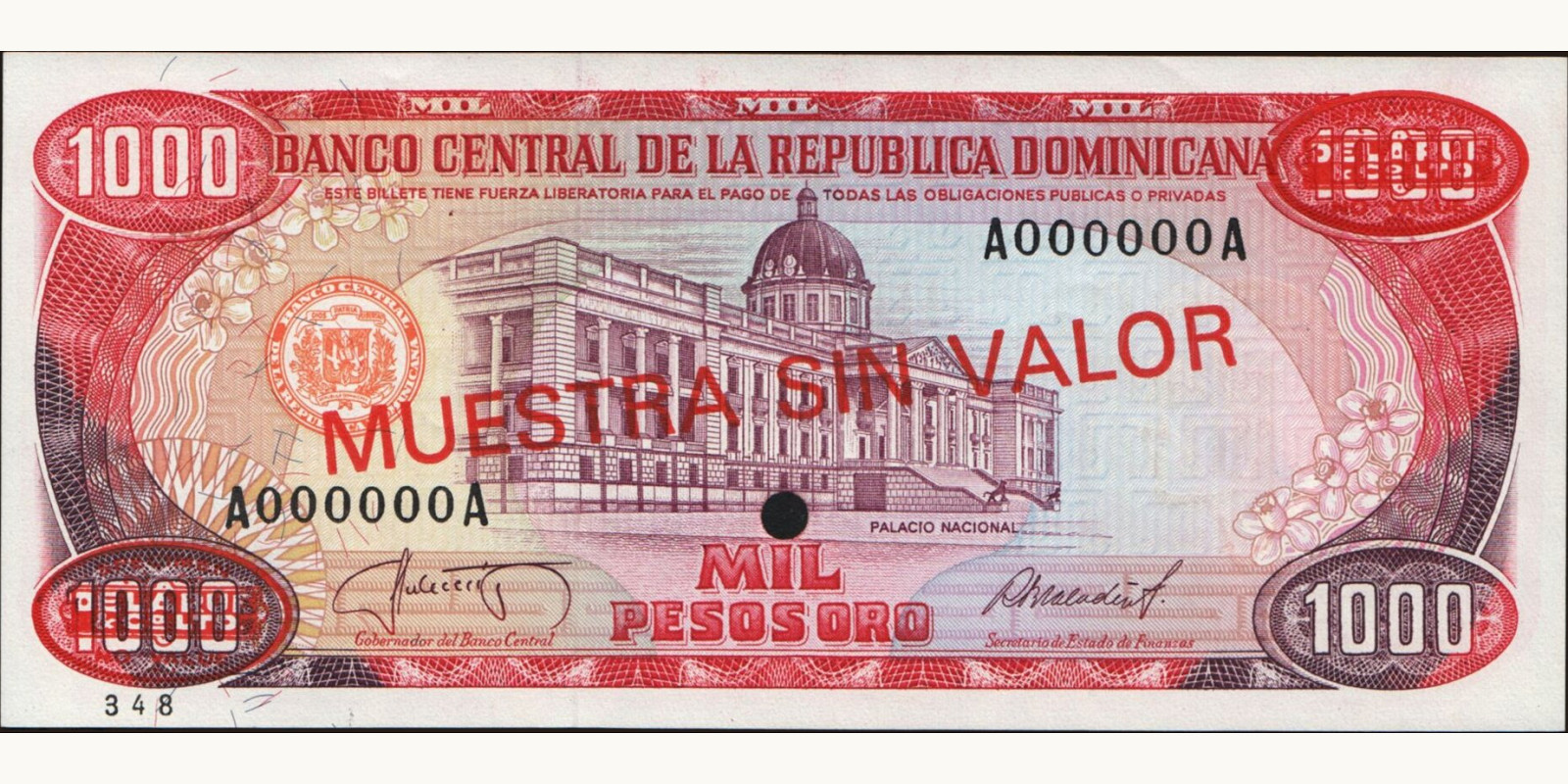 1000 pesos 1987
