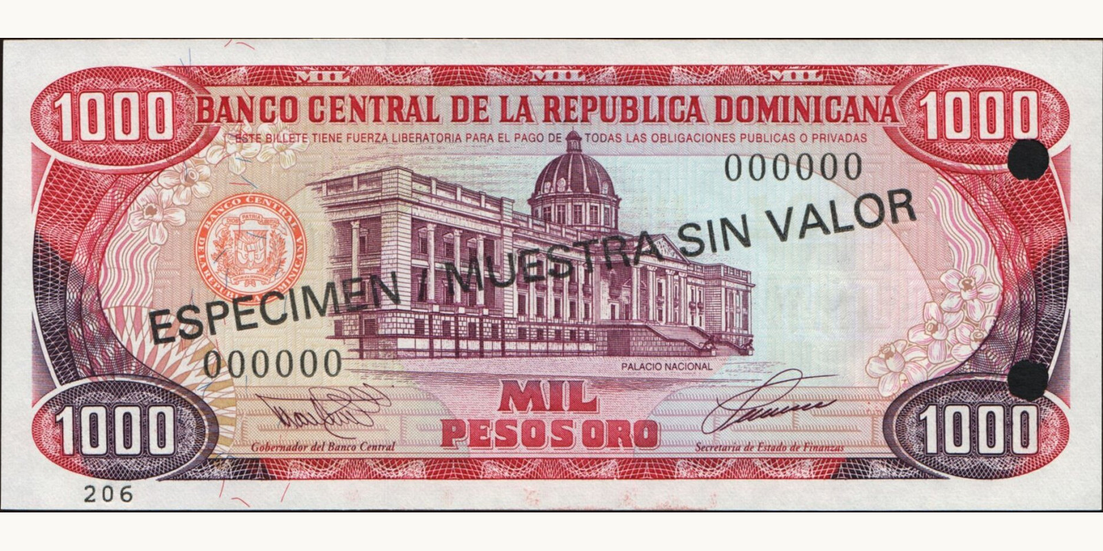 1000 pesos 1993