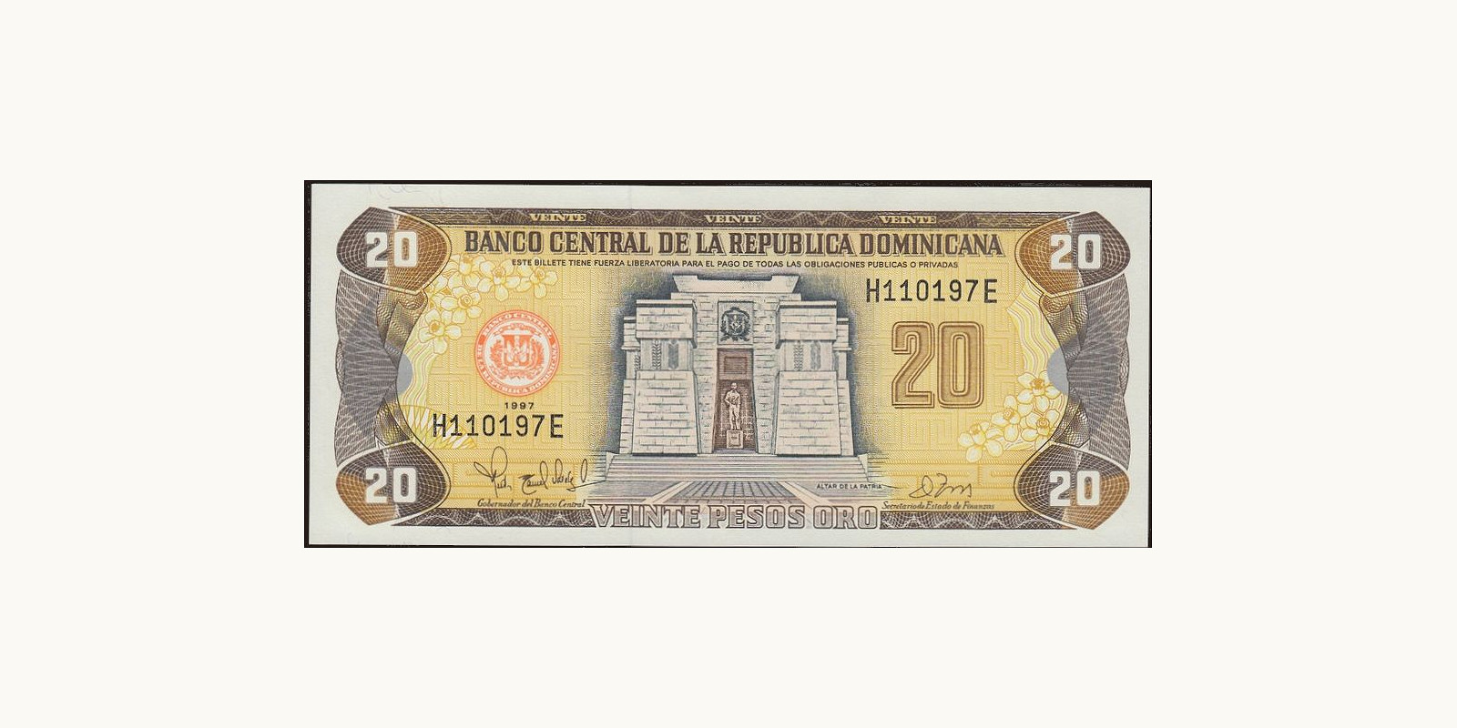 20 pesos 1997