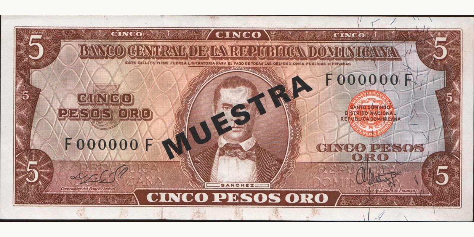 5 pesos 1964