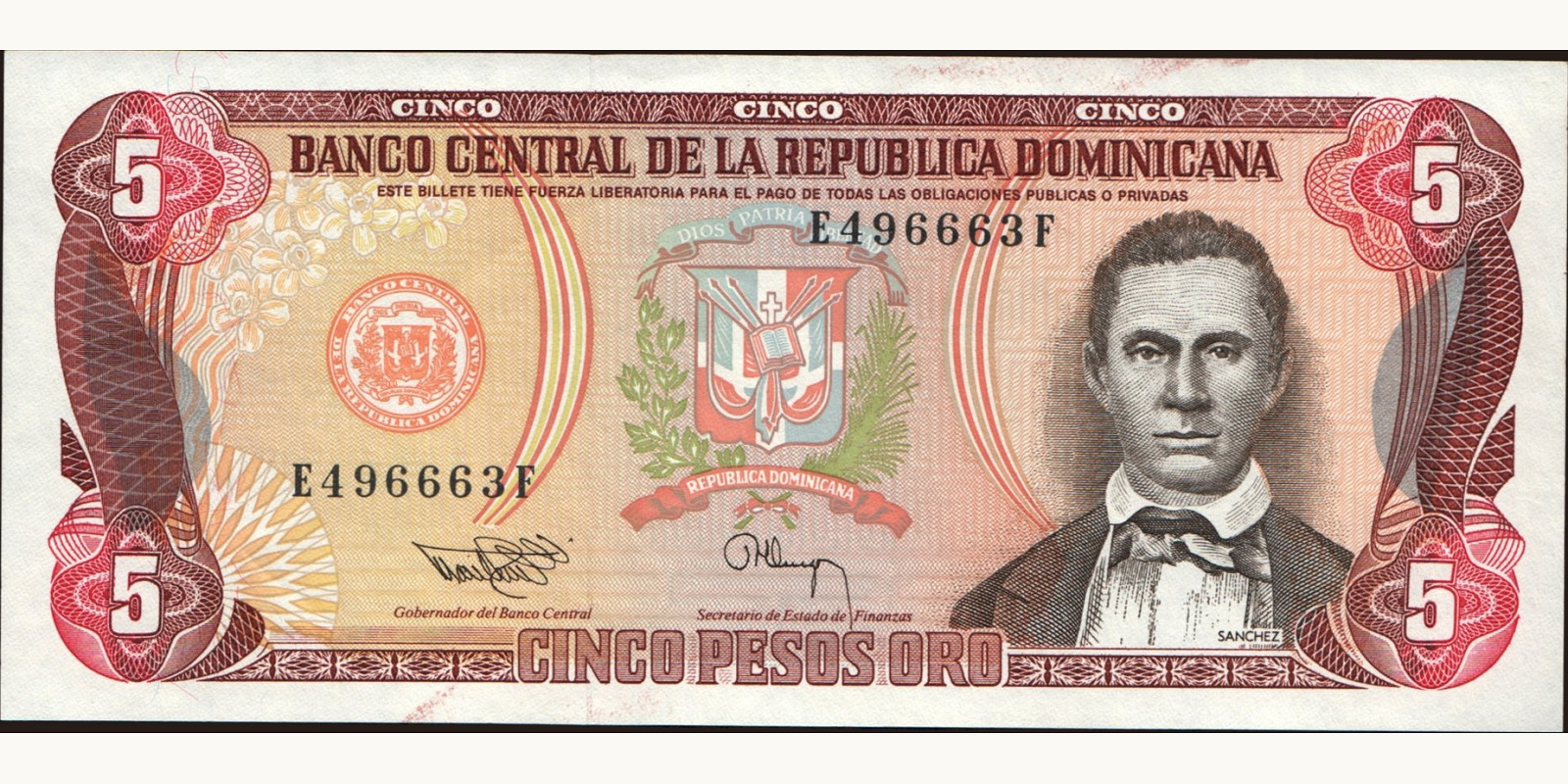 5 pesos 1993