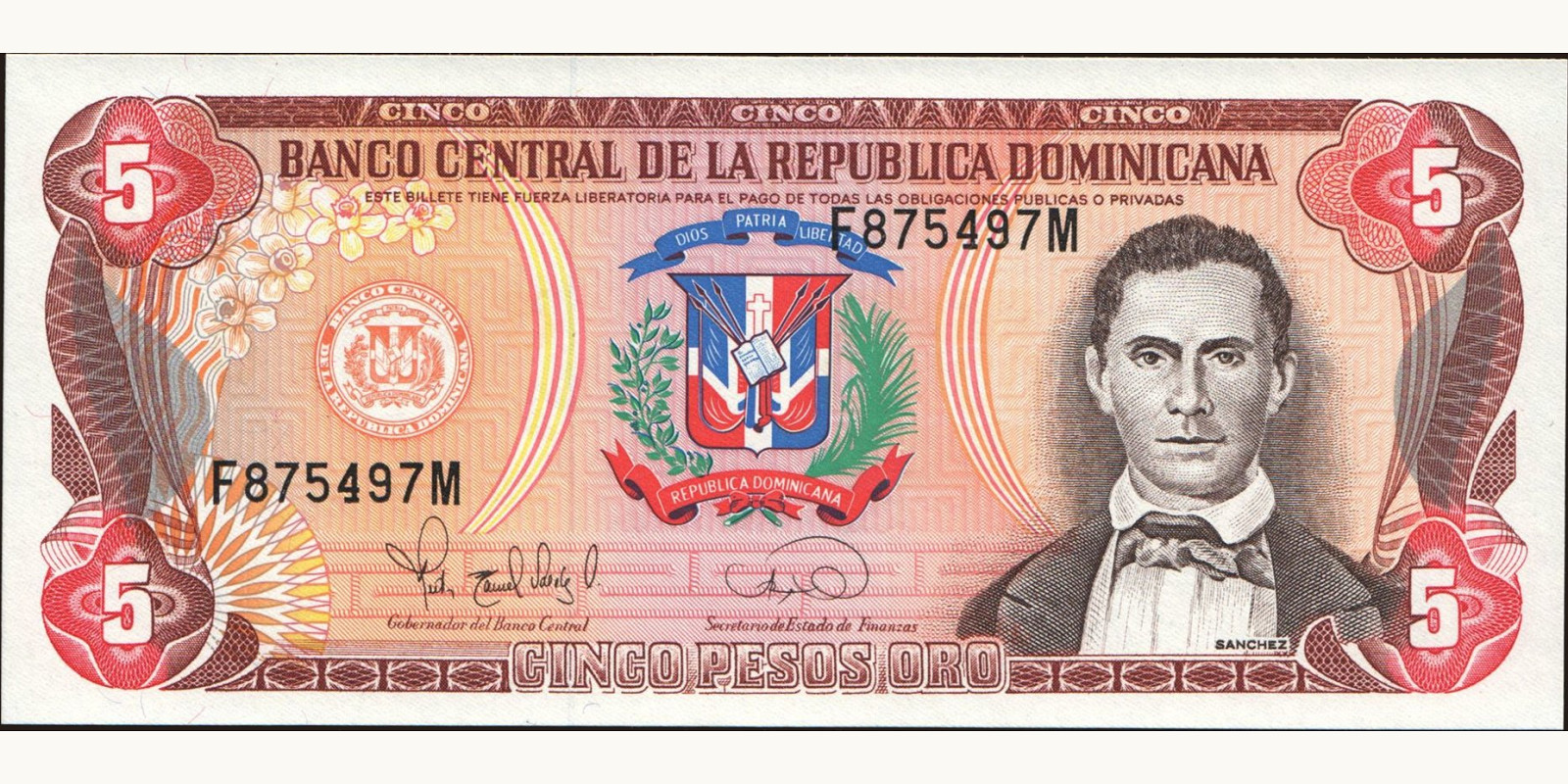 5 pesos 1995