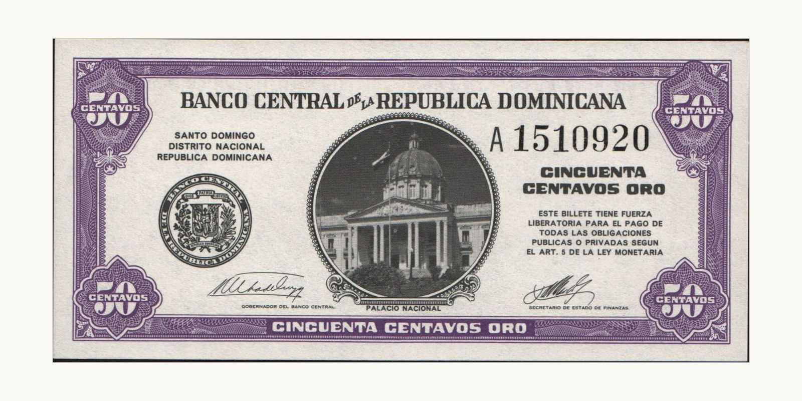 50 centavos 1961