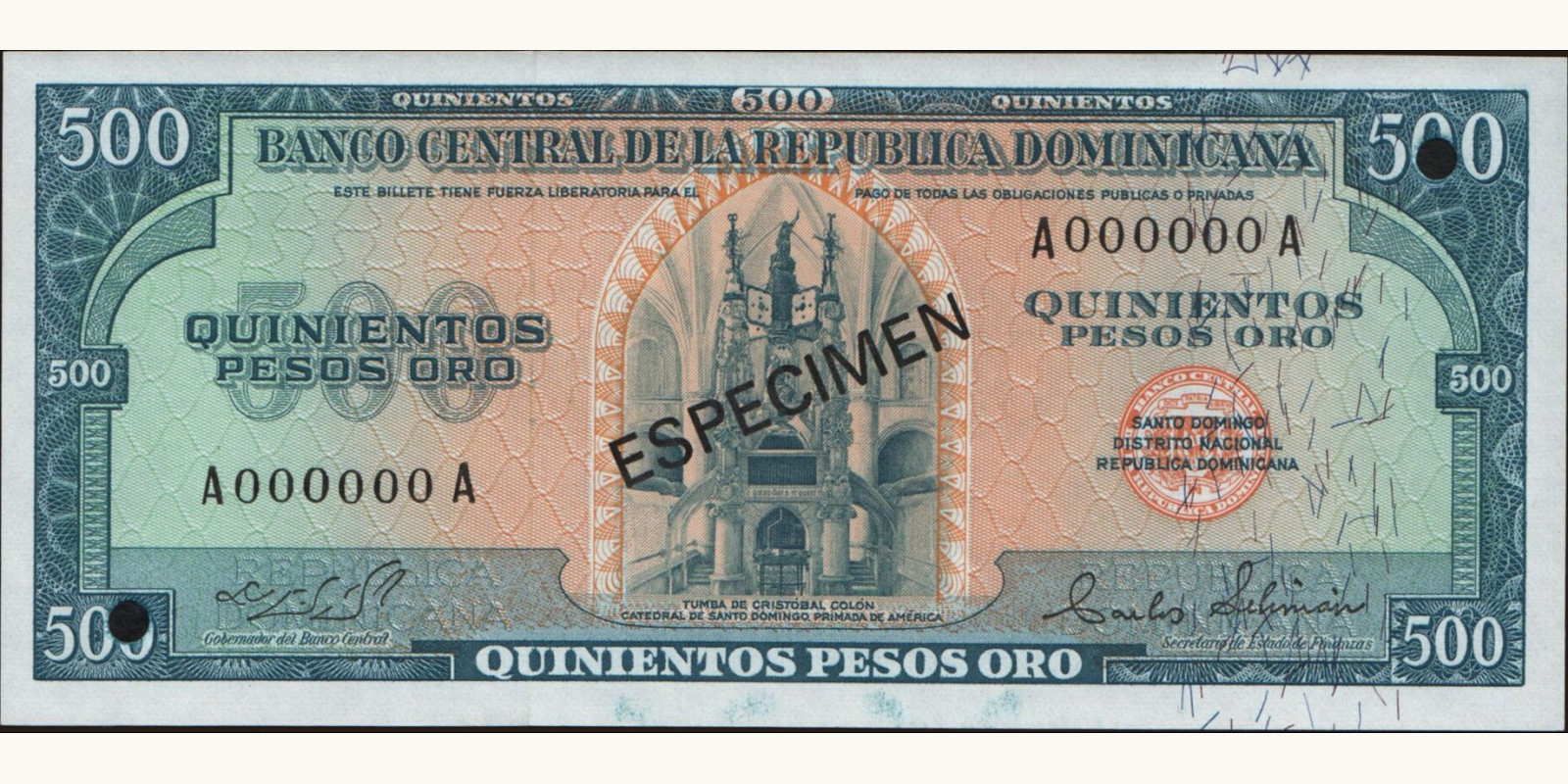 500 pesos 1975
