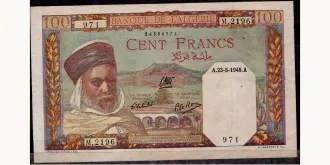 100 franc 1945