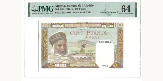 100 franc 1945