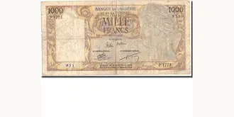 1000 franc 1956