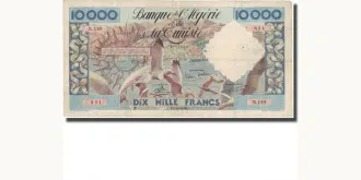 10000 franc 1956