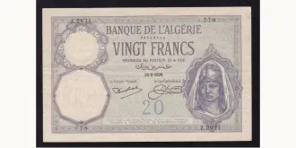 20 francs 1928