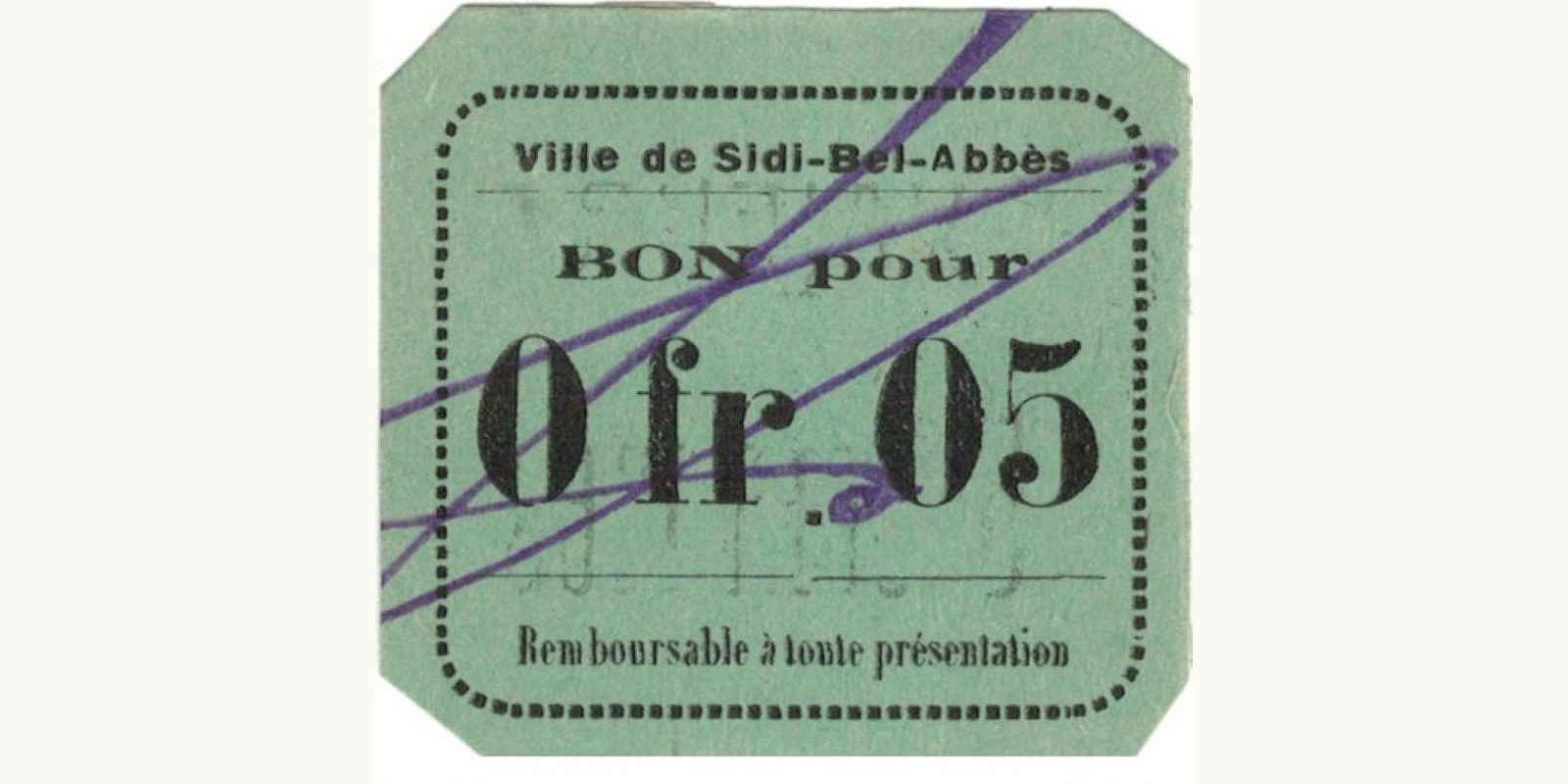 5 centimes Алжир 1916 — Лицевая сторона