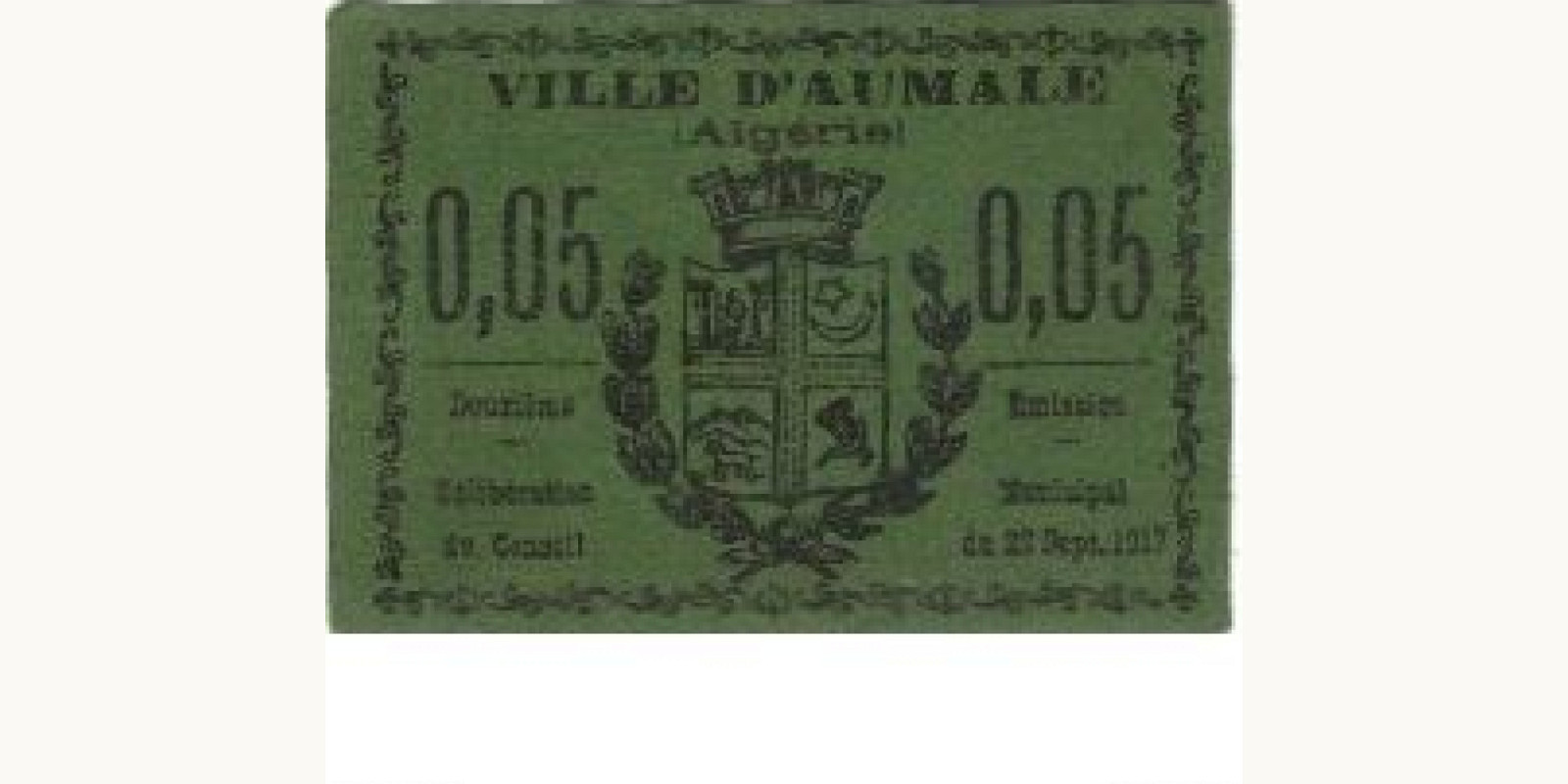 5 centimes 1917