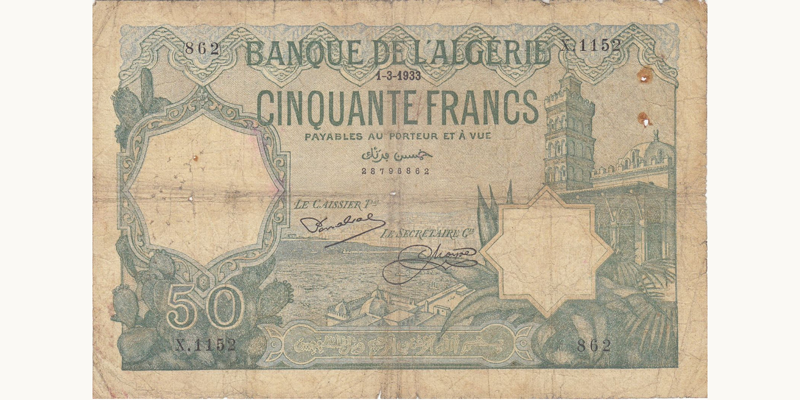 50 franc 1933