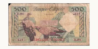 500 franc 1958