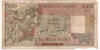 5000 franc 1947