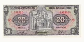 20 sucres 1980