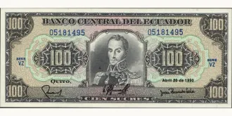 100 sucres 1990
