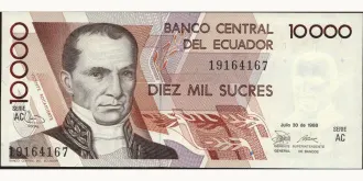 10000 sucres 1988