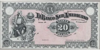 20 sucres 1920