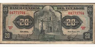 20 sucres 1971