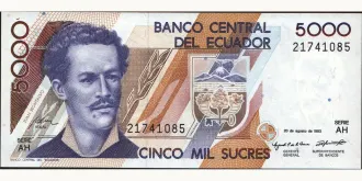 5000 sucres 1993