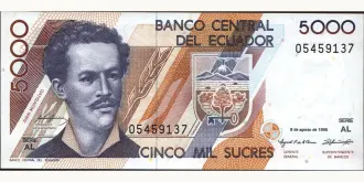 5000 sucres 1995