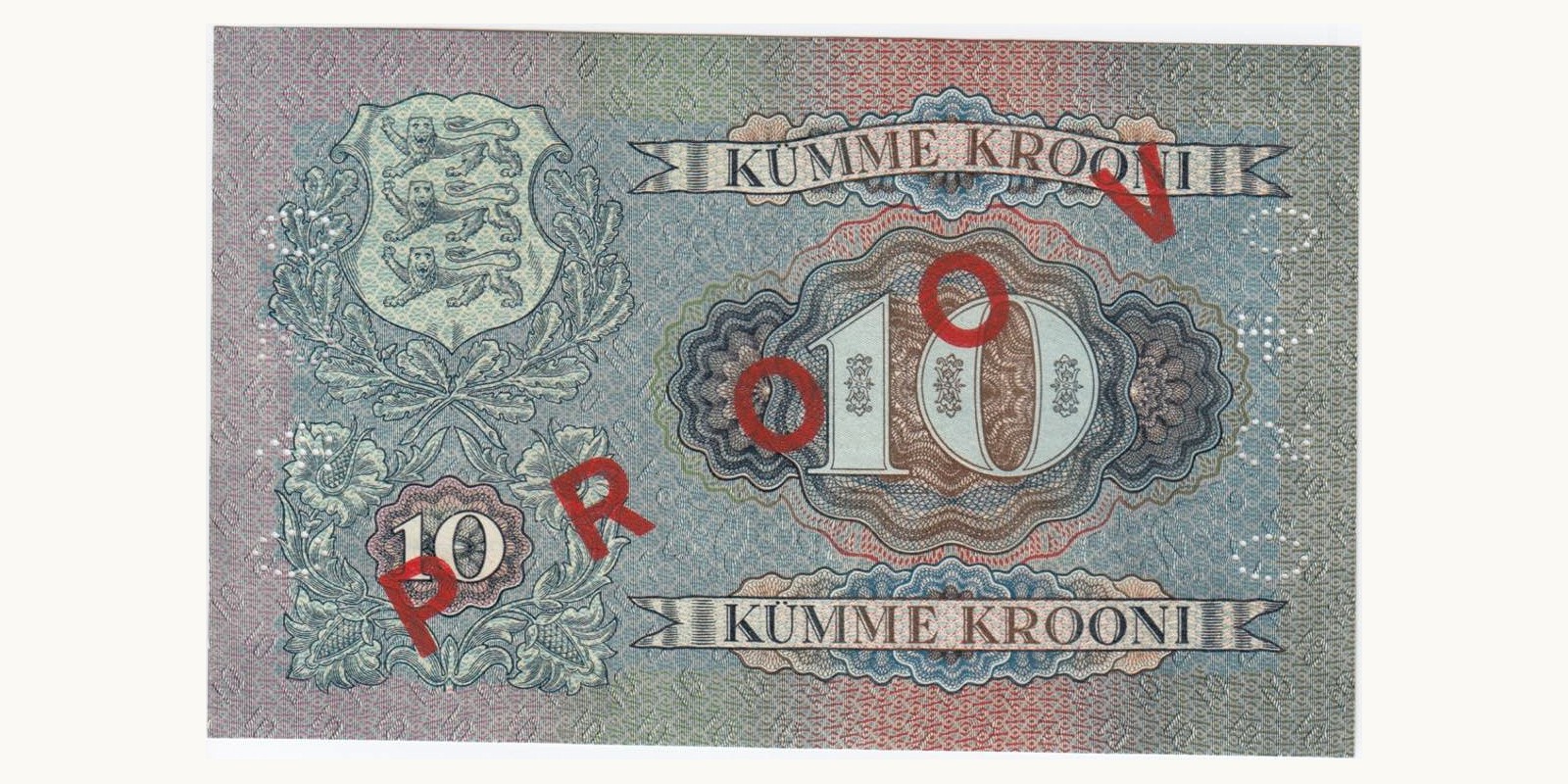 10 Krooni Estonia 1937 — Back side