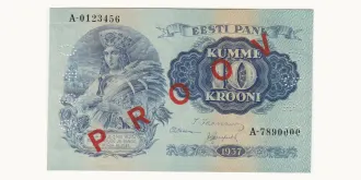 10 Krooni 1937