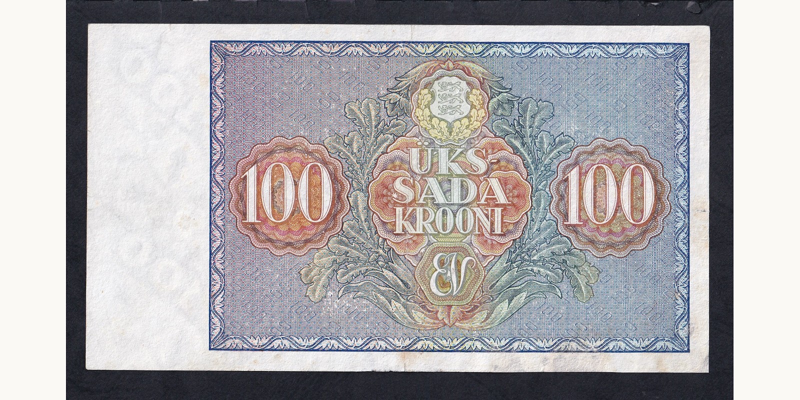 100 Krooni Estonia 1935 — Back side