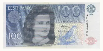 100 Krooni 1991