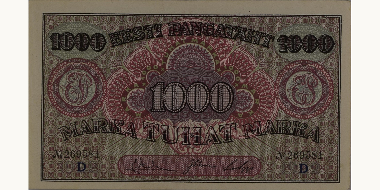 1000 Mark 1922