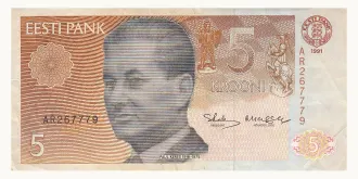 5 Krooni 1991