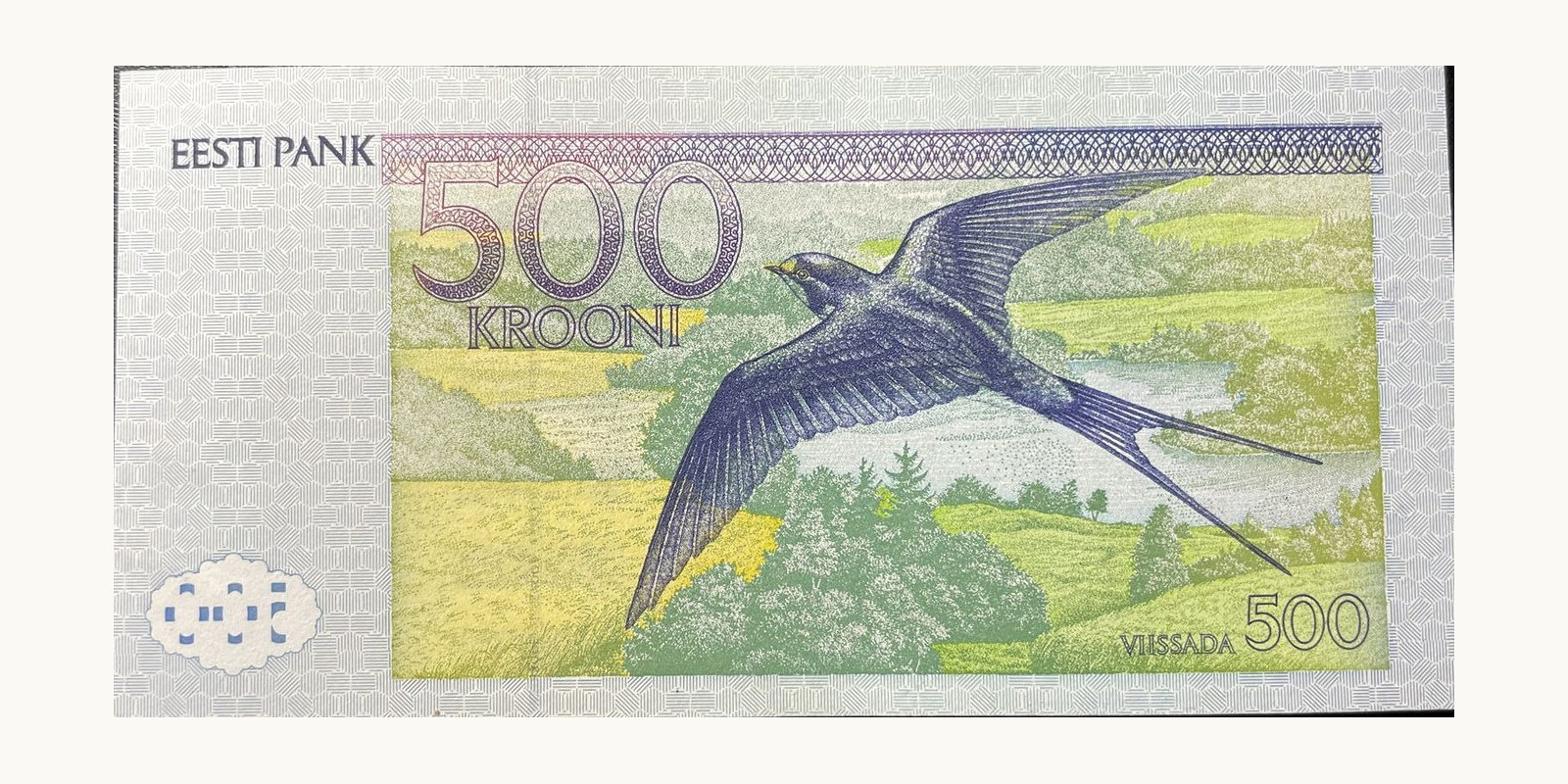 500 Krooni Estonia 1996 — Back side