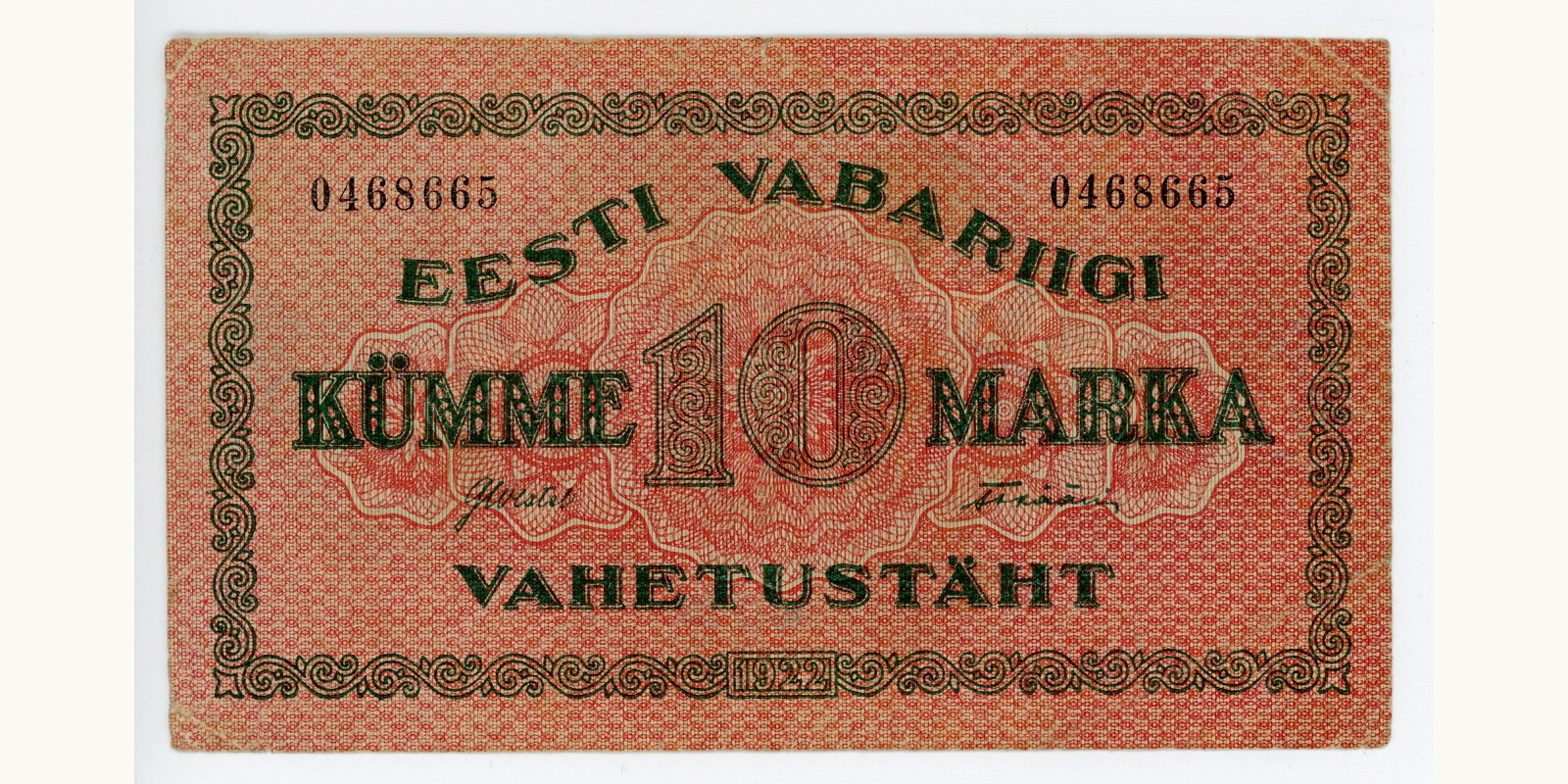 10 Mark 1922