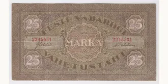 25 Mark 1922