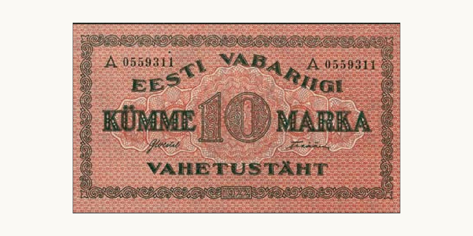 10 Mark 1922