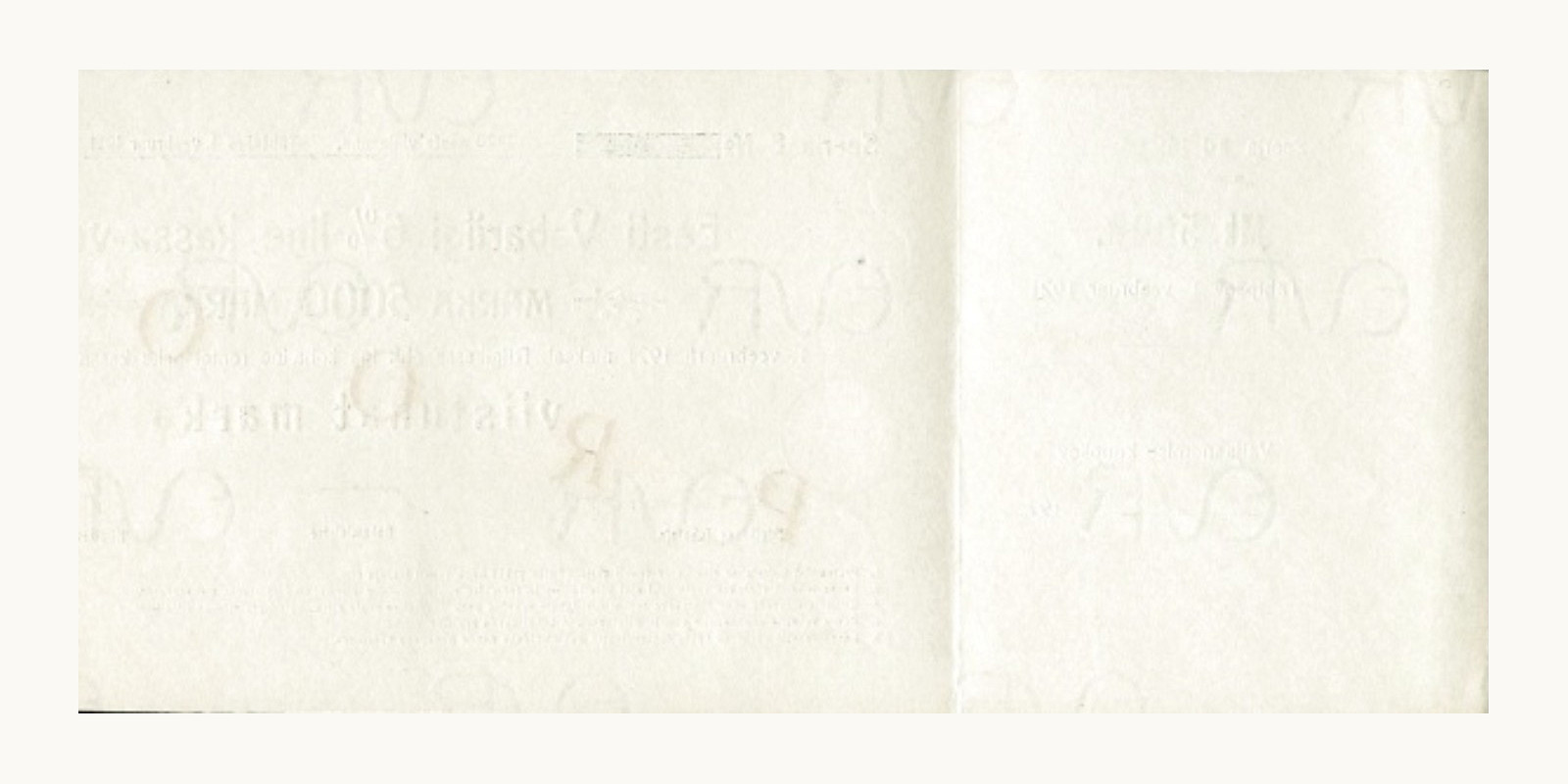 5000 Marka Эстония 1921 — Оборотная сторона