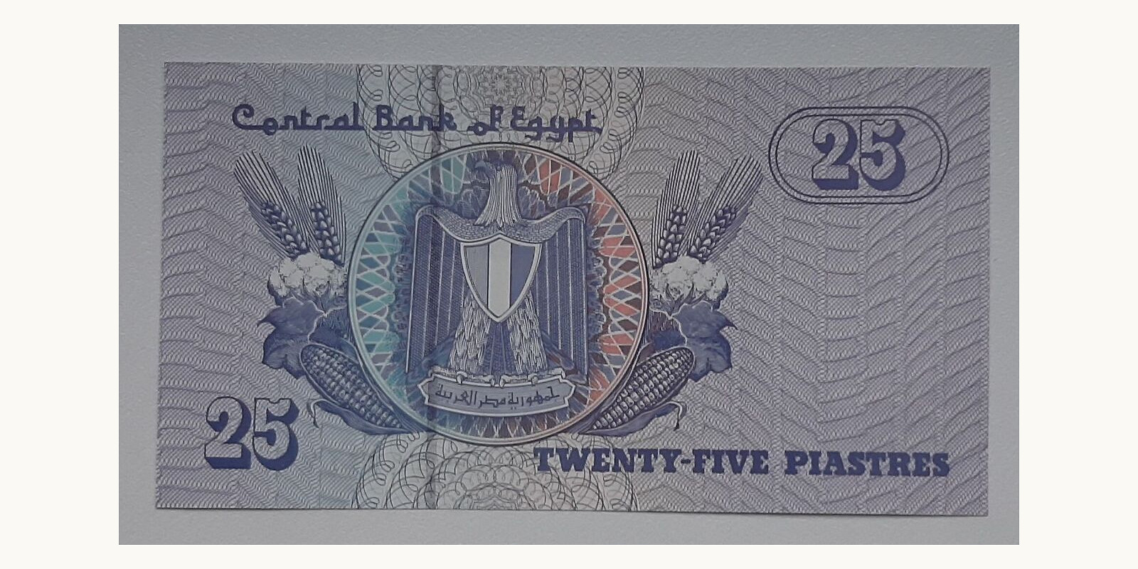 25 piastres Египет 2002 — Оборотная сторона