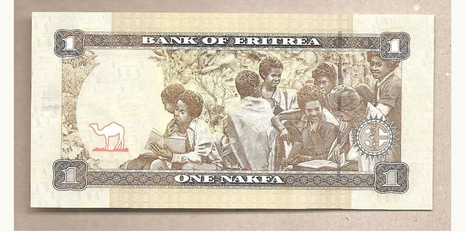 1 nafka Эритрея 2015 — Оборотная сторона