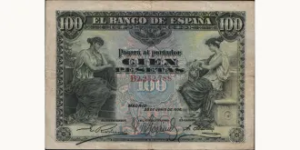 100 pesetas 1906