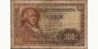 100 pesetas 1948