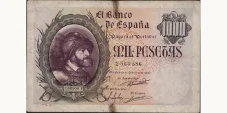 1000 pesetas 1940