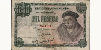 1000 pesetas 1946