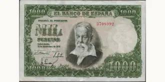 1000 pesetas 1951