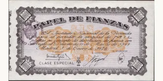 1000 pesetas 1972