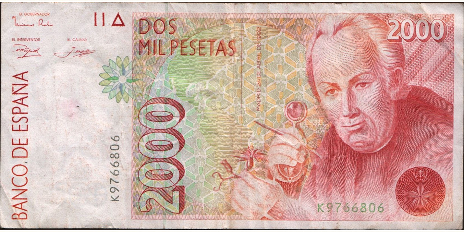 1992 pesetas 2000