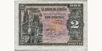 2 pesetas 1938