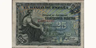 25 pesetas 1906